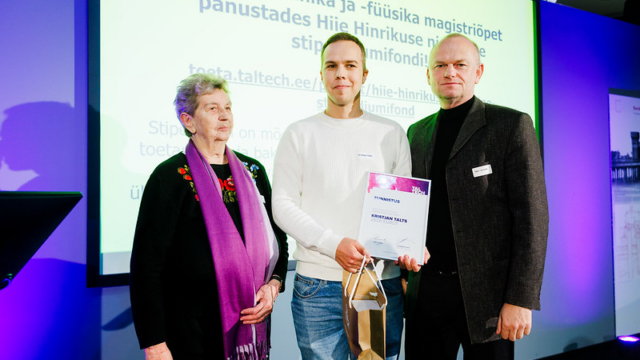 Hiie Hinrikus koos stipendiaadiga