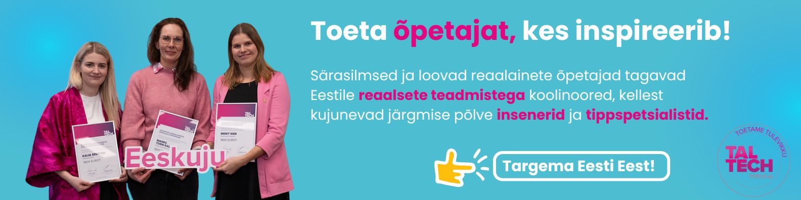 reaalainete õpetaja, Arengufond Taltech