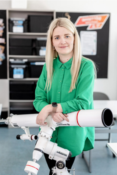 Järveküla kooli loodusainete ja matemaatika ainevaldkonna juht, füüsikaõpetaja Kaija Seepter. Foto: Anno Proosvelt